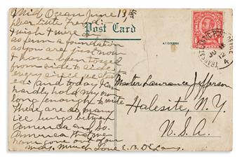 Delaney, Emma Beard (1871-1922) Autograph Postcard Signed 13 June 1912.